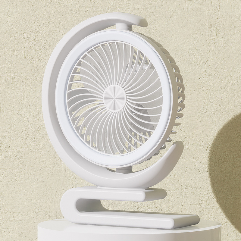 F009 Moon Fan (White)