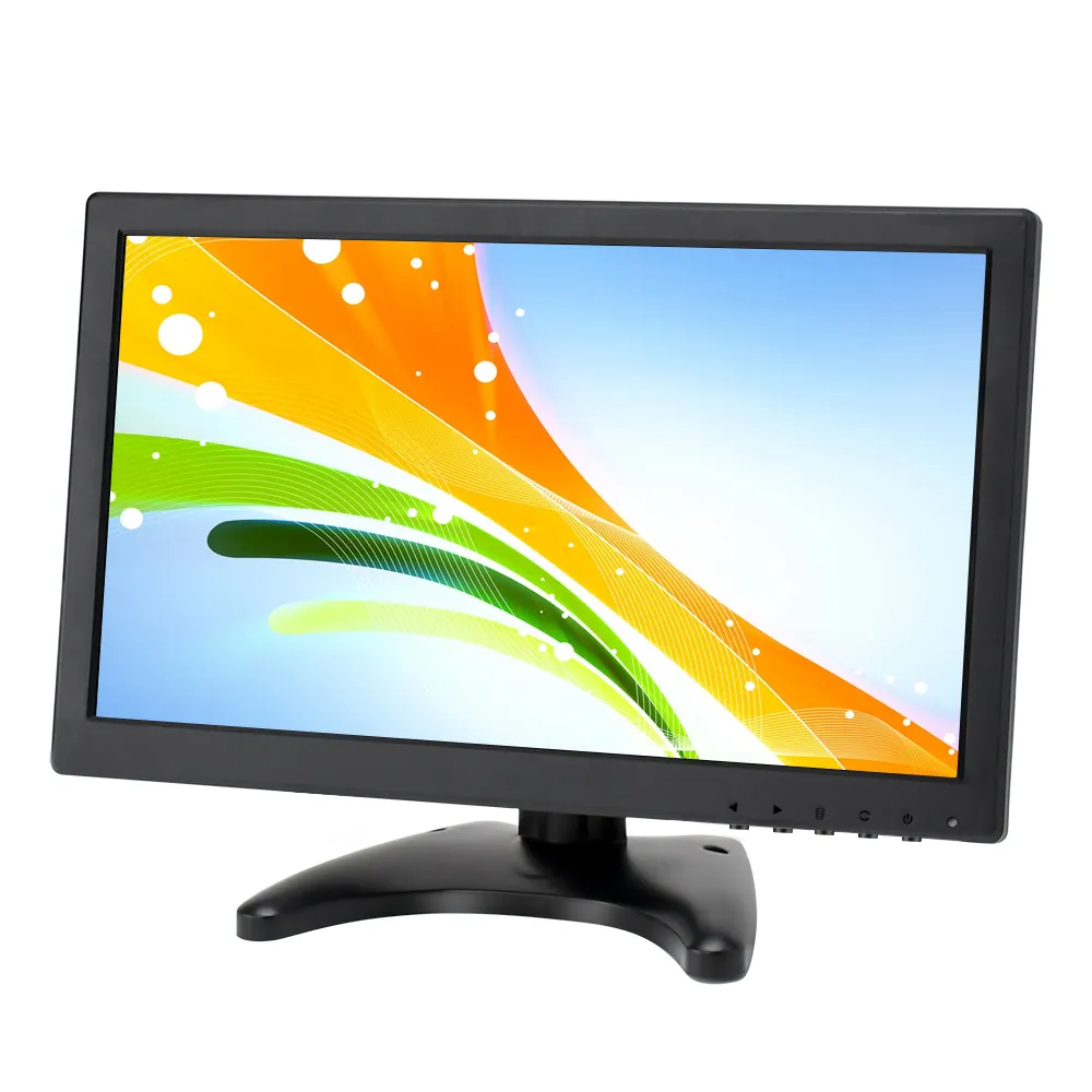 Monitor led de 13.3 polegadas 12v industrial hd display pos monitor com tela sensível ao toque opcional