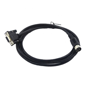 RS232 DB9 9-polige Buchse auf 8-poliges Mini-Din-Stecker adapter SPS-Programmier kabel - Product Image 1