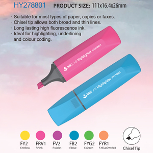 BEIFA Highlighter Pen Benutzer definierte Farbe Meißels pitze Markierung stift Extra lange Markierung leistung - Product Image 6