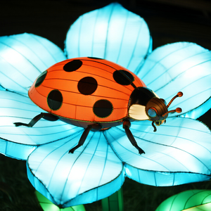 Năm mới của Trung Quốc Halloween phục sinh và giáng sinh zigong <span class=keywords><strong>Ladybug</strong></span> lụa đèn lồng cho các dịp lễ hội - Product Image 3