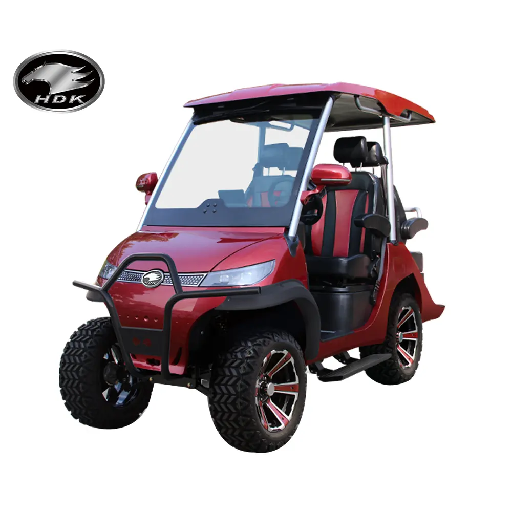 Bon marché à vendre ATV UTV HDK Petit véhicule Buggy 4 places 48V Scooter Voiture Voiturettes de golf électriques