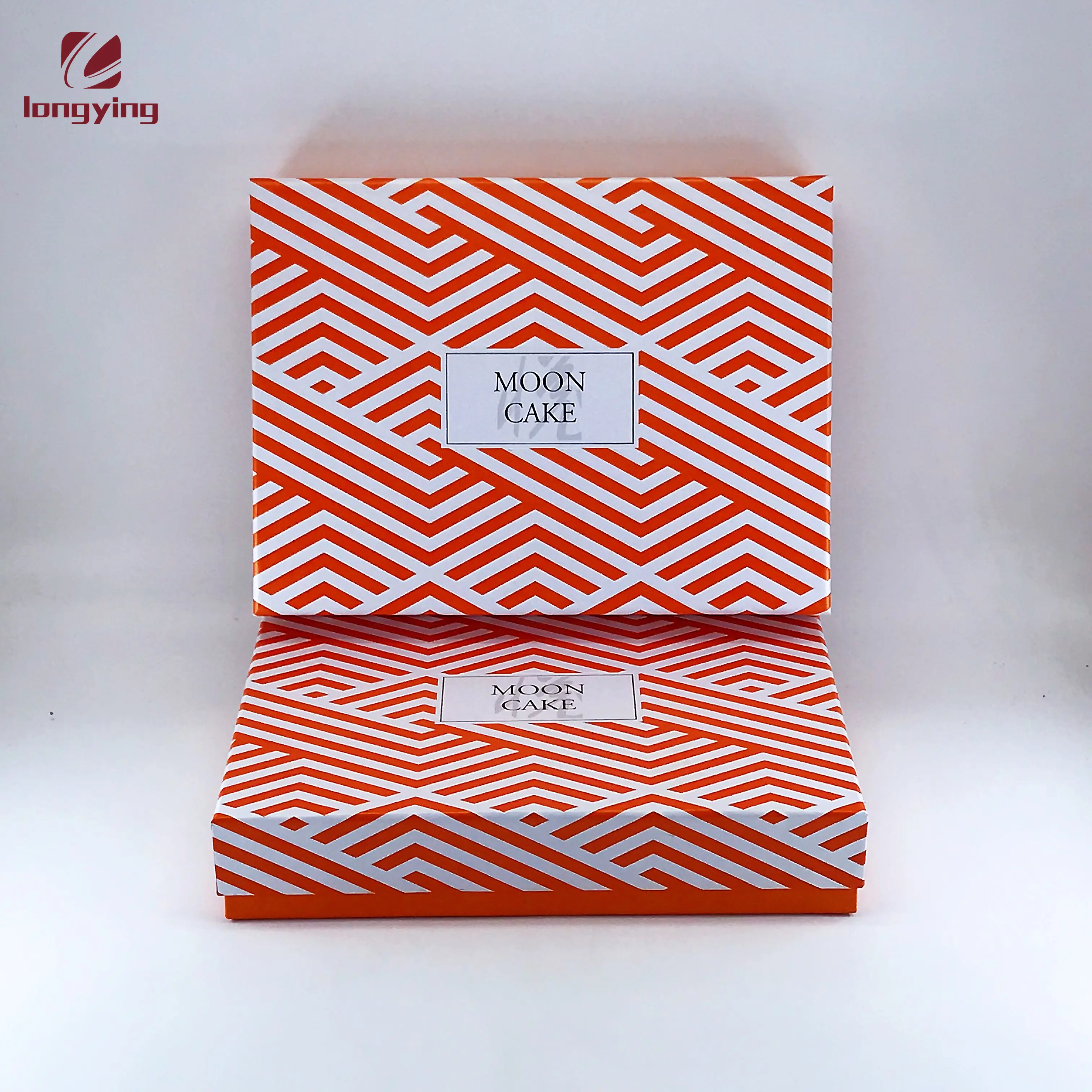 Caixa de papelão luxuosa personalizada, caixa de papelão laranja com camiseta 100% algodão para homens de negócios caixa de embalagem