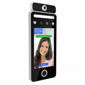 Sensor de temperatura con Control de acceso facial, lector de código QR, TCP/IP, WIFI, Control de acceso de reconocimiento facial IA - Product Image 3