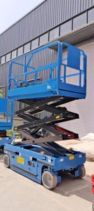 Elevadores Móveis De Tesoura Rodas Acesso Aéreo Plataforma Elétrica Do Elevador Do Homem Do Andaime - Product Image 3