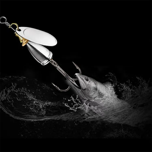 Tùy chỉnh lưỡi chuông hình kim loại muỗng <span class=keywords><strong>Spinner</strong></span> Mồi Câu Cá <span class=keywords><strong>Spinner</strong></span> mồi treble móc cho sông hồ suối câu cá in - Product Image 4
