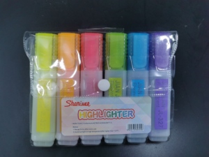 Corea Evidenziatori con Punta a Scalpello Carino Macron set 6 Colori Ad asciugatura rapida Pennarelli - Product Image 5