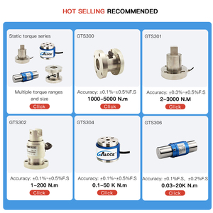 Trasduttore di coppia statico e discontinuo del sensore di coppia di rotazione a doppia flangia GTS309 - Product Image 5