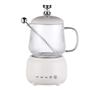 Ấm đun nước điện thủy tinh 800ml 220V, chống cạn, đun sôi nhanh, giữ nhiệt, kiểu dáng cổ điển, tự động giữ nhiệt, dùng trong gia đình - Product Image 1