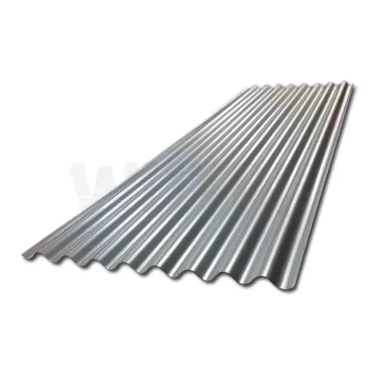 Galvanized 4ft X 16ft Sheet Iron Sheets 0.4mm 24 Gauge Corrugated Steel Tiles Shake Roofing Roof Metal Panels