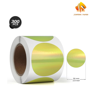 สติกเกอร์ทรงกลมแบบวงกลมสติกเกอร์เปล่าติดด้วยความร้อนแบบกำหนดเองหลายสี - Product Image 4