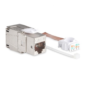 Linkwylan GHMT Certificated 40G 2000MHz Cat8 Keystone Module RJ45 Cat8 Connector Face Plate <strong>Patch</strong> <strong>Panel</strong> Telecom Parts - Product Image 1