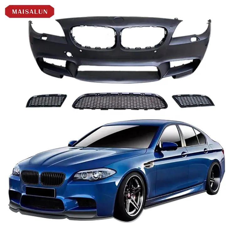 Di alta qualità F10 M5 carrozzeria kit per BMW 5 serie F10 accessori 2012-2017 PP auto anteriore posteriore usato paraurti auto minigonne laterali parafango