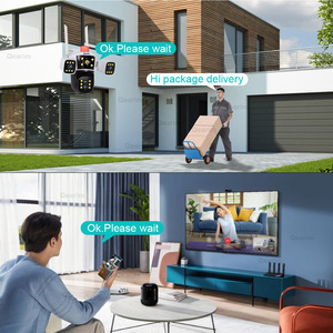IPC360 Home 16MP a quattro lenti Wireless WiFi telecamera esterna 360 di sorveglianza domestica telecamera IP CCTV - Product Image 4