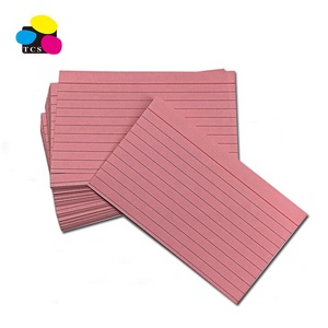 5 "X 8" pulgadas en blanco Brite colores surtidos tarjetas de índice de papel almohadillas impresas para cuadernos - Product Image 1