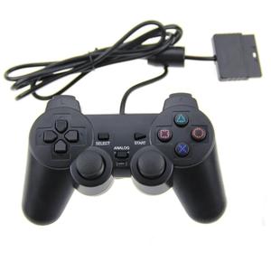 プレイステーション用ソニーPS2ワイヤードゲームコントローラーシングル振動クリアゲームパッドすべて用プレイステーション2ゲーム用