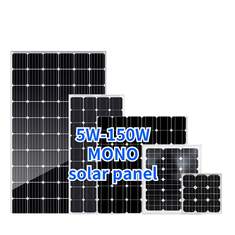 Micro Inverter pannello solare 5w 100w pieghevole efficiente Mono pannello solare Kit Led 100w piccoli pannelli solari