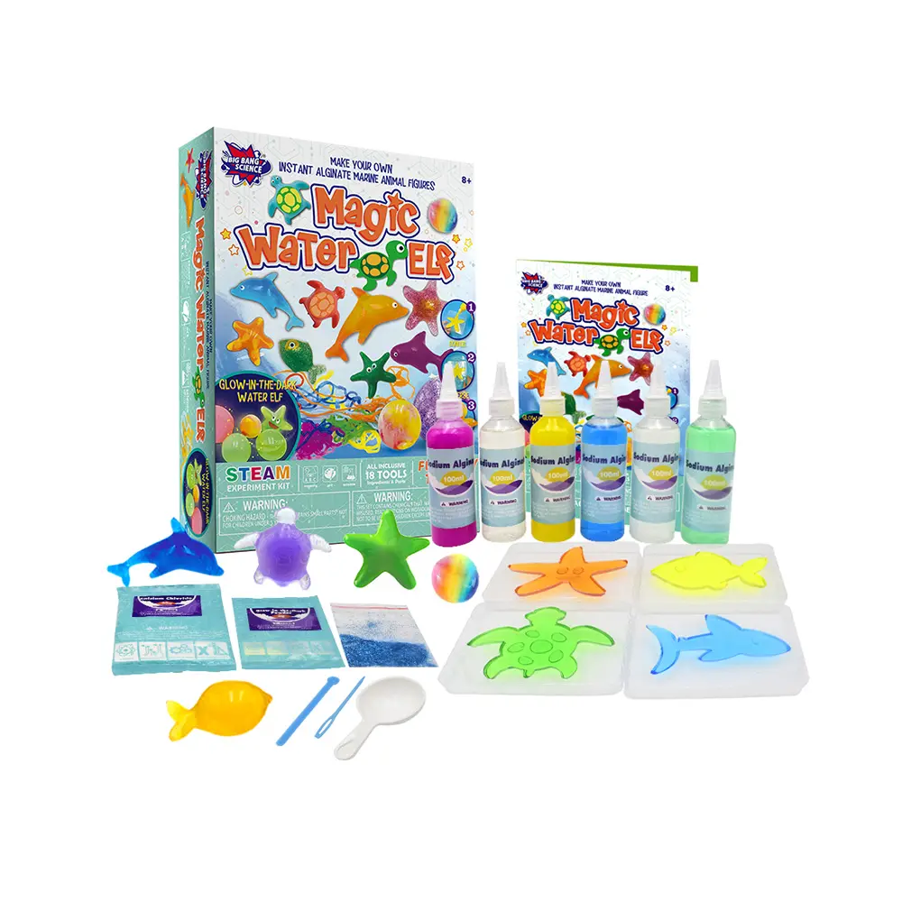 Stem Science Kits Creative Activity Skill Animal Beads Toys Chemistry Experiment Toy DIY Growing Science Kit for Kids