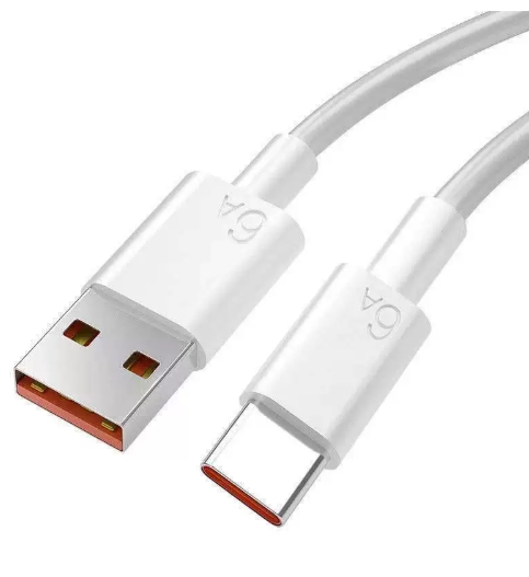 White - 6a typec data cable