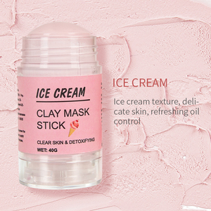 SEOMOU özel yüz kil maskesi sopa yüz cilt bakımı toz yeşil çay çay temizleme sopa maske yüz kil çamur katı yeşil çay maske - Product Image 4