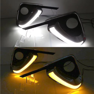 Toyota Toyota için LED gündüz çalışan işık 2016 2017 2018 2019 2020 sis lambası W/dinamik dönüş sinyali DRL ön sürüş lambası - Product Image 2