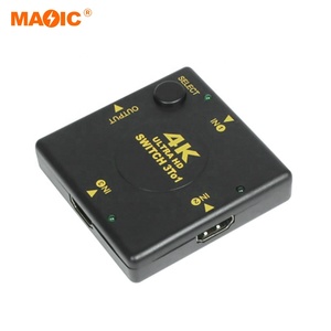 4K HDMI Switch 3 en 1 salida HDMI Switcher 3x1 Box Hdmi Video Audio Switch Hub Splitter Adapter - Product Image 1