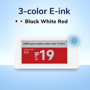 Mijnweglabel 2.66 Inch 3-kleuren Eink Abs Plastic Elektronische Planketiketten (Esl) Ble5.0 Digitale Prijskaartjes Retailoplossing Heeft Gateway Nodig - Product Image 4