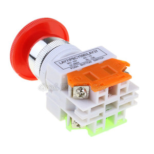 LAY37-11ZS rosso fungo 1NO 1NC DPST arresto di emergenza interruttore a pulsante AC 660V 10A interruttore di arresto