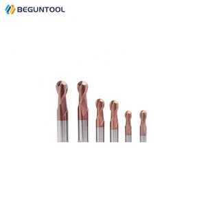 Top burun konik End Mill R0.25-R10 karbür CNC Router ısırıkları karbür çelik kesme aracı 1 2 4 5 6 8 mm 2 flüt freze kesicisi - Product Image 6