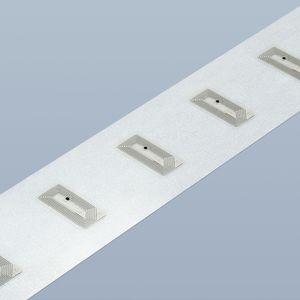 高品質NFCウェットインレイステッカークリアスマートガーメントラベルNTAG213NFCチップ長方形NFCタグ - Product Image 3