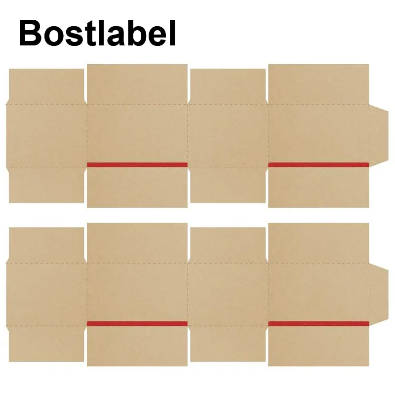 صندوق كرتون مضلع بشعار مخصص من شركة Bostlabel قابل لإعادة التدوير من الورق المقوى مطبوع لتوصيل الأغراض والعبوات والبريد
