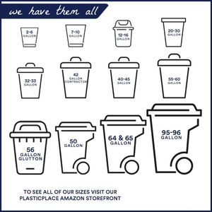 30 galon çöp çöp çöp torbaları toptan ağır plastik çöp ambalaj çöp İpli çanta - Product Image 4