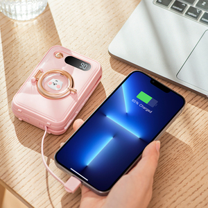ICARER Mini Power Bank 10000mAh per famiglie di grande capacità portatile aggiornamento veloce con interfaccia di Input di tipo C e Logo personalizzato