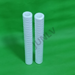 Cartucho de filtro de sedimentos de cuerda de algodón de polipropileno, elemento de tratamiento de agua de alambre industrial, agua de esqueleto PP - Product Image 3