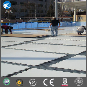 Çevre dostu kendinden yağlama sentetik buz pisti 15/18/20mm kalın plastik levhalar HDPE/PE/umwhmaterial malzeme pürüzsüz yüzey kurulu - Product Image 6