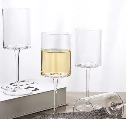 Высококачественный Хрустальный квадратный бокал для вина с длинным стержнем бокал для красного вина бокал для шампанского подходит для Годовщины свадьбы