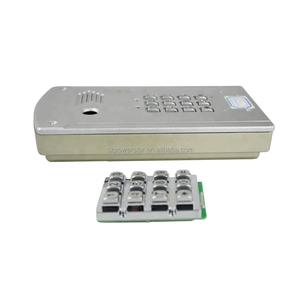 Teclado LED a prueba de agua de 12 teclas con LED azules: iluminado para teléfonos públicos y control de acceso - Product Image 3