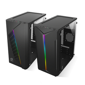 Muñeco de nieve hermoso diseño CS021 PC de escritorio MATX negro caja de computadora caja de juegos de computadora Torre media acrílico personalizado caja de PC - Product Image 4