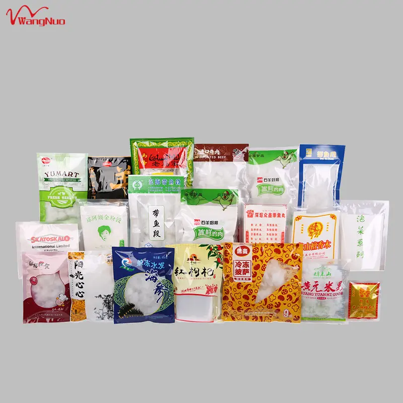 Bolsas reutilizables de nailon para envasado de alimentos al vacío, bolsas de plástico de alta calidad para almacenamiento al vacío