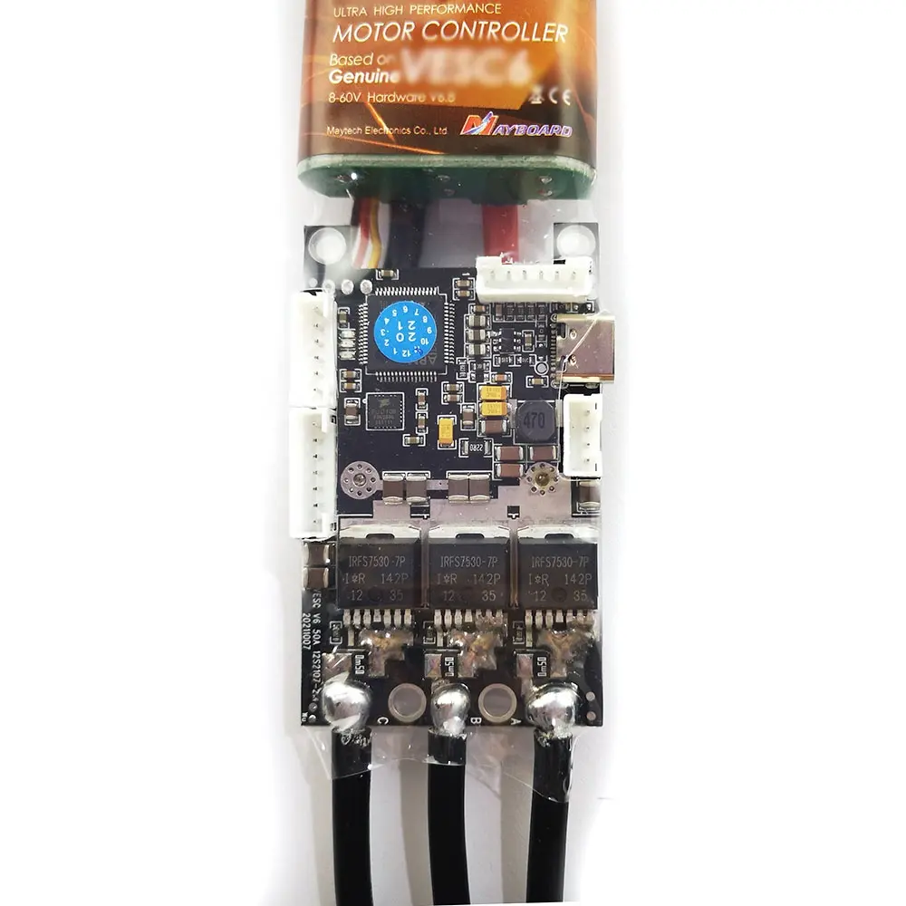 Maytech-controlador de monopatín 50A, SUPERFOC con buena función para monopatines eléctricos todoterreno, longboard electrónico