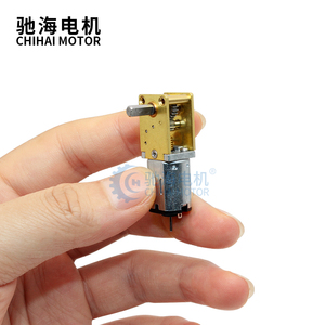 池海电机CHF-GW12T-N20VA DC 3V 6V 12V微型减速电机低速电动微型减速机蜗轮马达 - Product Image 5