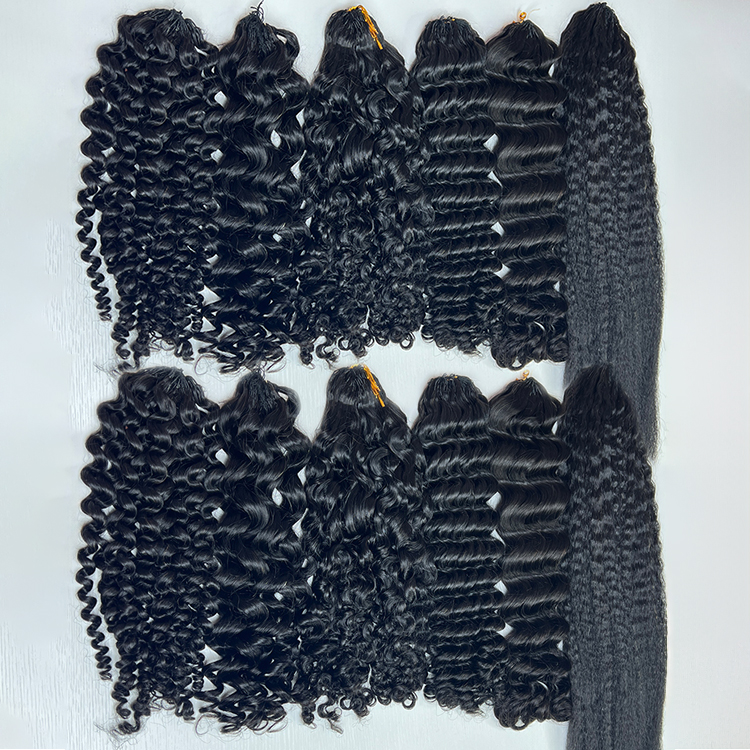 Cheveux à pointe de plume
