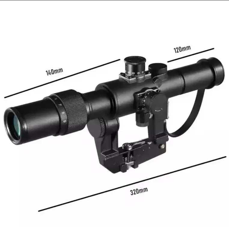 Hot Sales 3-9x26svd Lange Afstand Jacht Zicht Scope Met Rode Verlichting