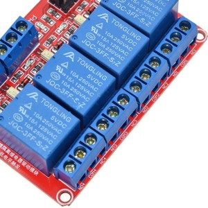 South Guan Yu 5V 12V 4-Wege-Relaismodul mit Optokoppler-Isolation unterstützt die Auslösung mit hohem und niedrigem Pegel, die für Arduino geeignet ist - Product Image 4