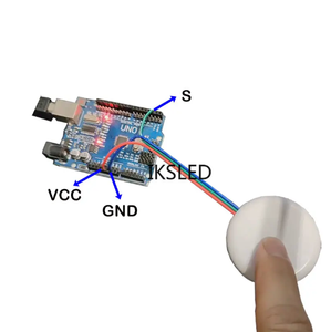Arduino 3.3-24V F47-A容量性タッチスイッチモジュールArduinoセンサータッチバルクヘッドタッチ用誘導近接センサースイッチ - Product Image 3
