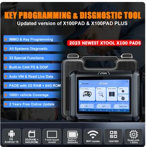 Cheap Useful <strong>Key</strong> <strong>Programmer</strong> XTOOL X100 PADS <strong>Auto</strong> IMMO <strong>Key</strong> Programming <strong>Scanner</strong> With CAN FD All <strong>Key</strong> Lost Immo OBD2 Diagnostic Tool - Product Image 2