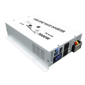 Inversor de Panel Solar monofásico de 12v, 24v de CC a CA, convertidor de batería, potencia de 3000 vatios, 3000 w, inversor de onda sinusoidal pura - Product Image 1