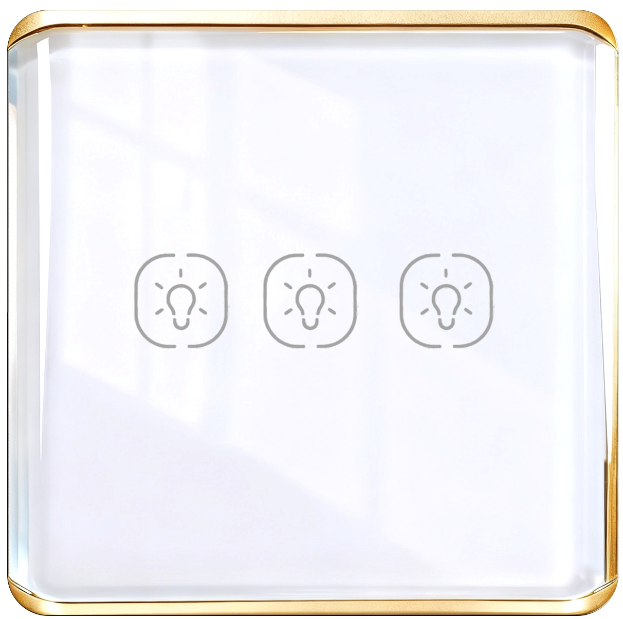 White 3gang WIFI