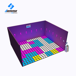 Peralatan iklan aktif Game proyektor lantai LED interaktif, Game Aktifkan kisi lompat dengan tata letak kisi - Product Image 6