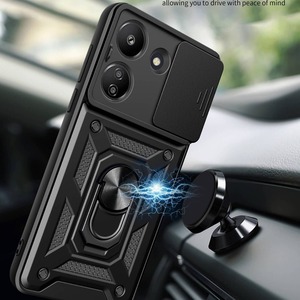 All-Inclusive Simple Armor Neutral Back <strong>Cover</strong> for Redmi 13C 4G Mobile Phone Protective <strong>Cover</strong> Integrated Camera Protector Push - Product Image 3